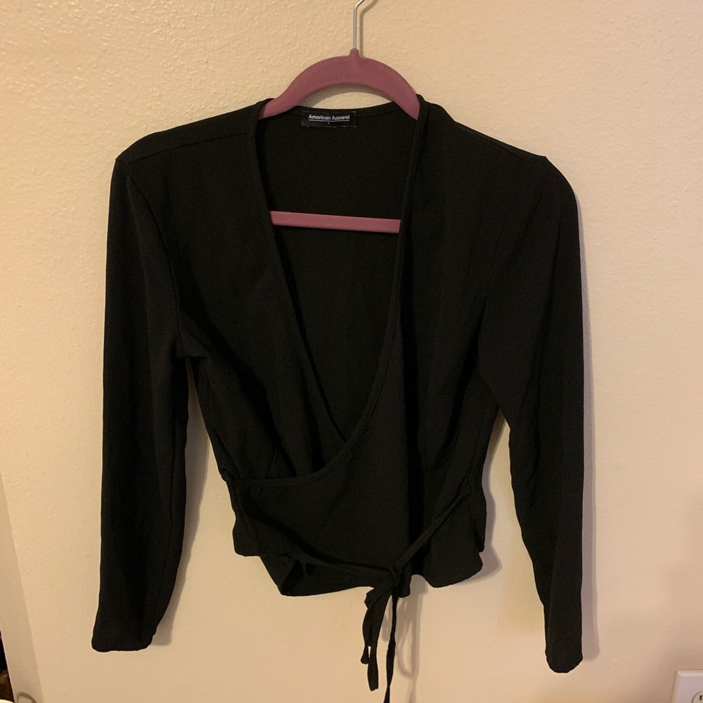 American Apparel Julliard wrap top